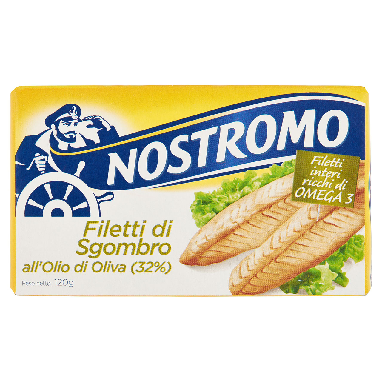 Nostromo Filetti di Sgombro all'Olio di Oliva (32%) 120 g