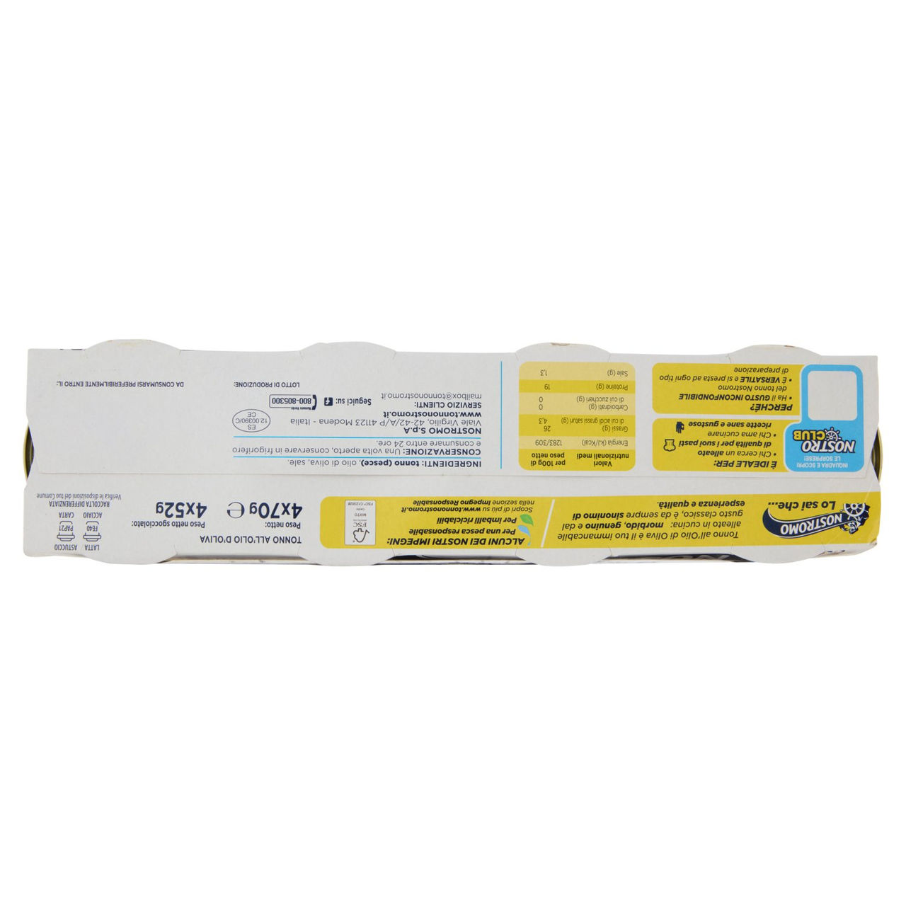 Nostromo Tonno all'Olio di Oliva 4 x 70 g