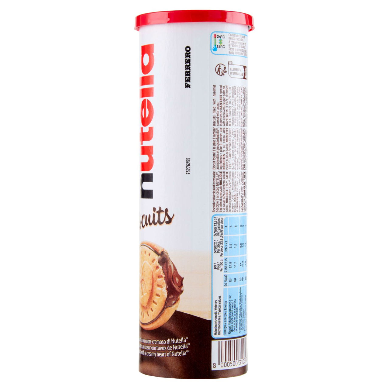 nutella biscuits 12 pezzi 166 g