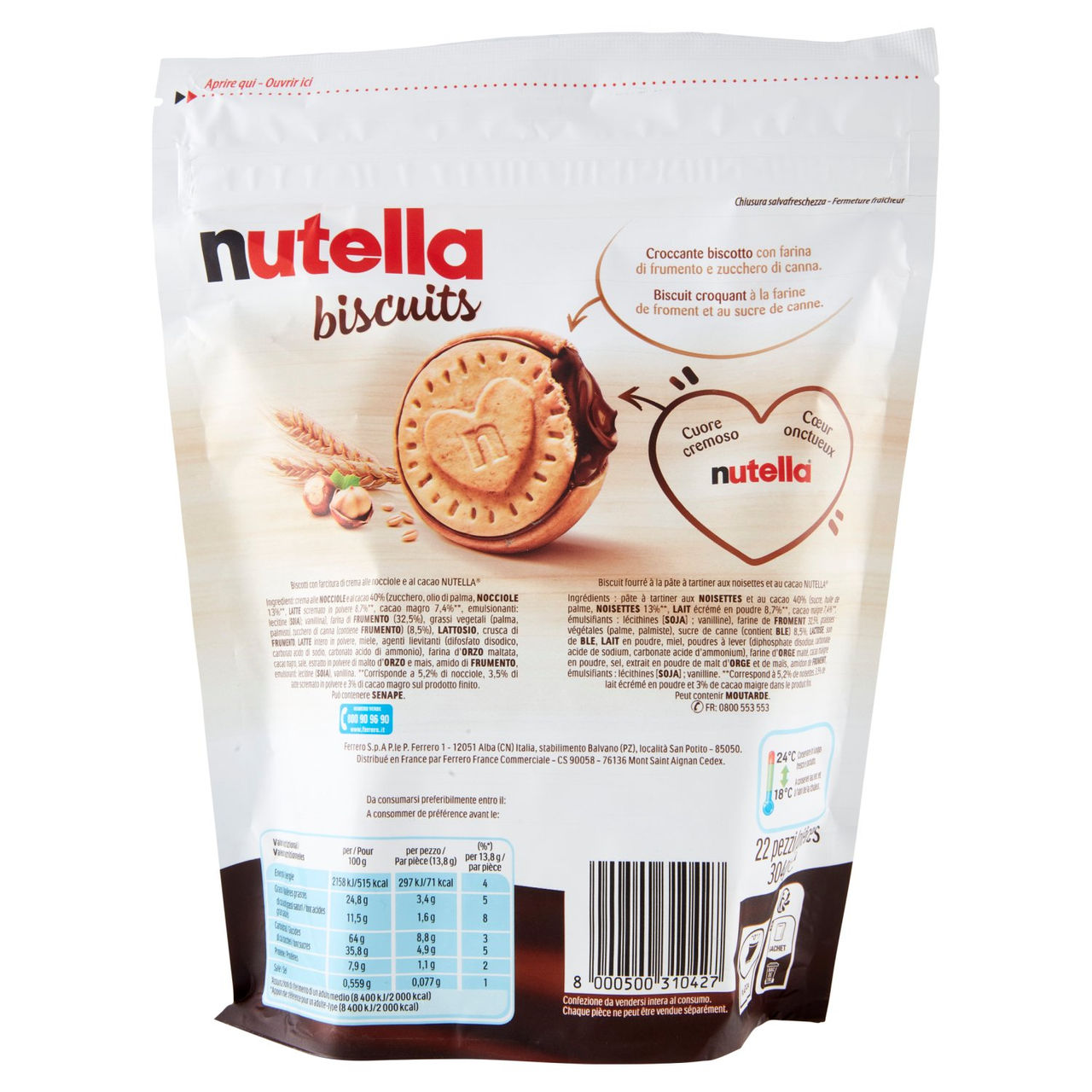 Nutella Biscuits 304 g in vendita online