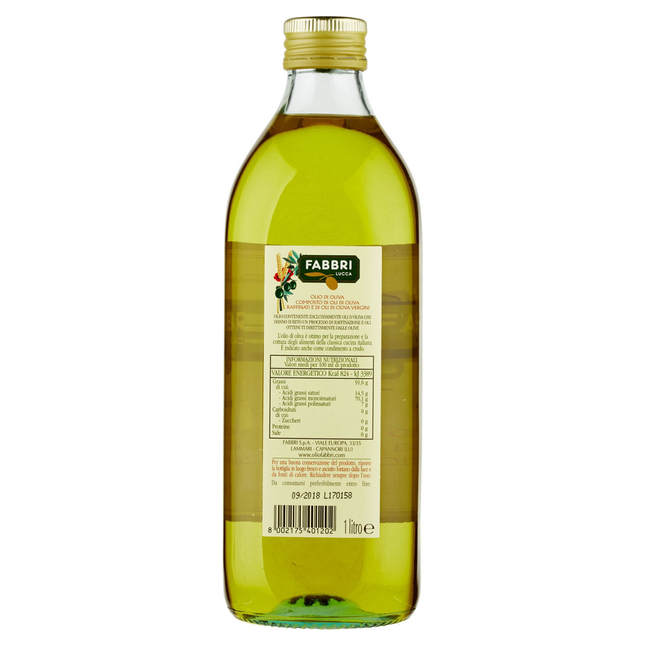 Olio di oliva Fabbri  1 l