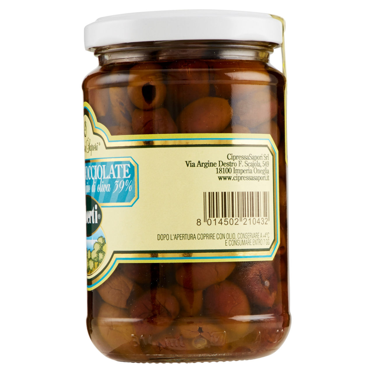 Olive Cipressa Sapori Alberti denocciolate 280 g