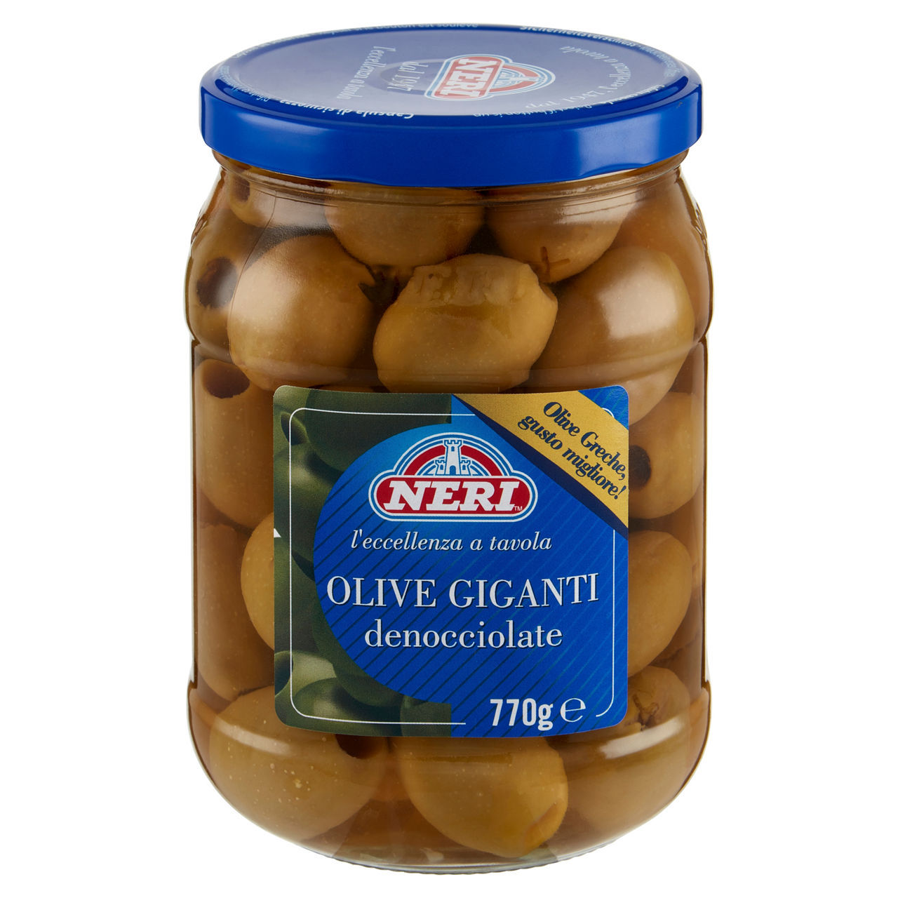 Olive giganti Neri denocciolate 370 g