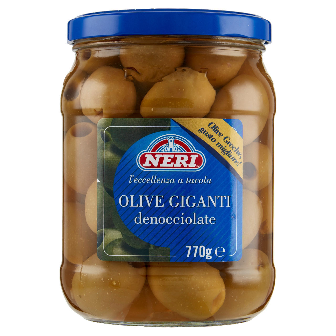 Olive giganti Neri denocciolate 370 g