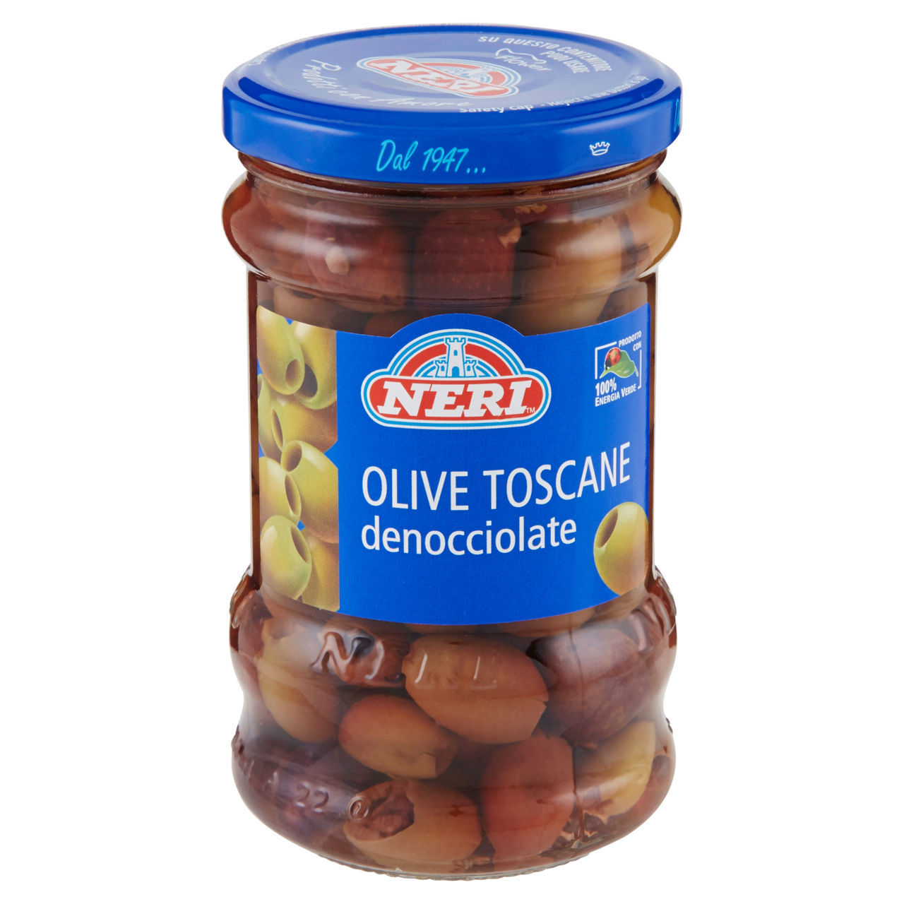 Olive toscane Neri in salamoia denocciolate 140 g