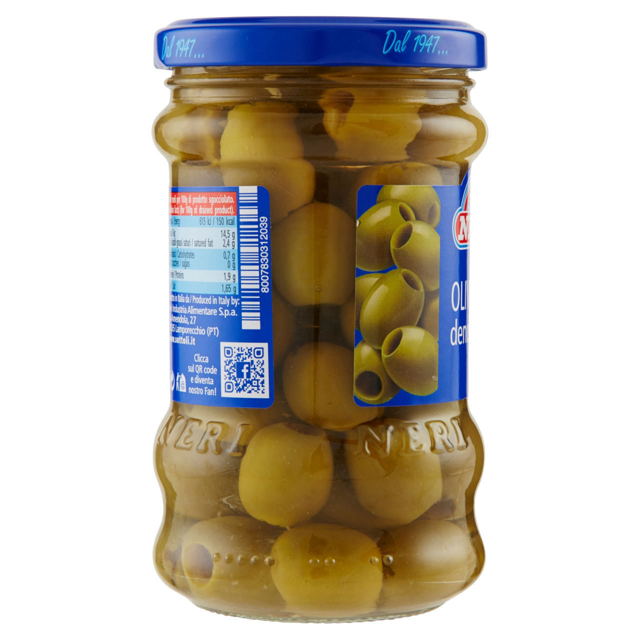 Olive verdi denocciolate Neri  135 g