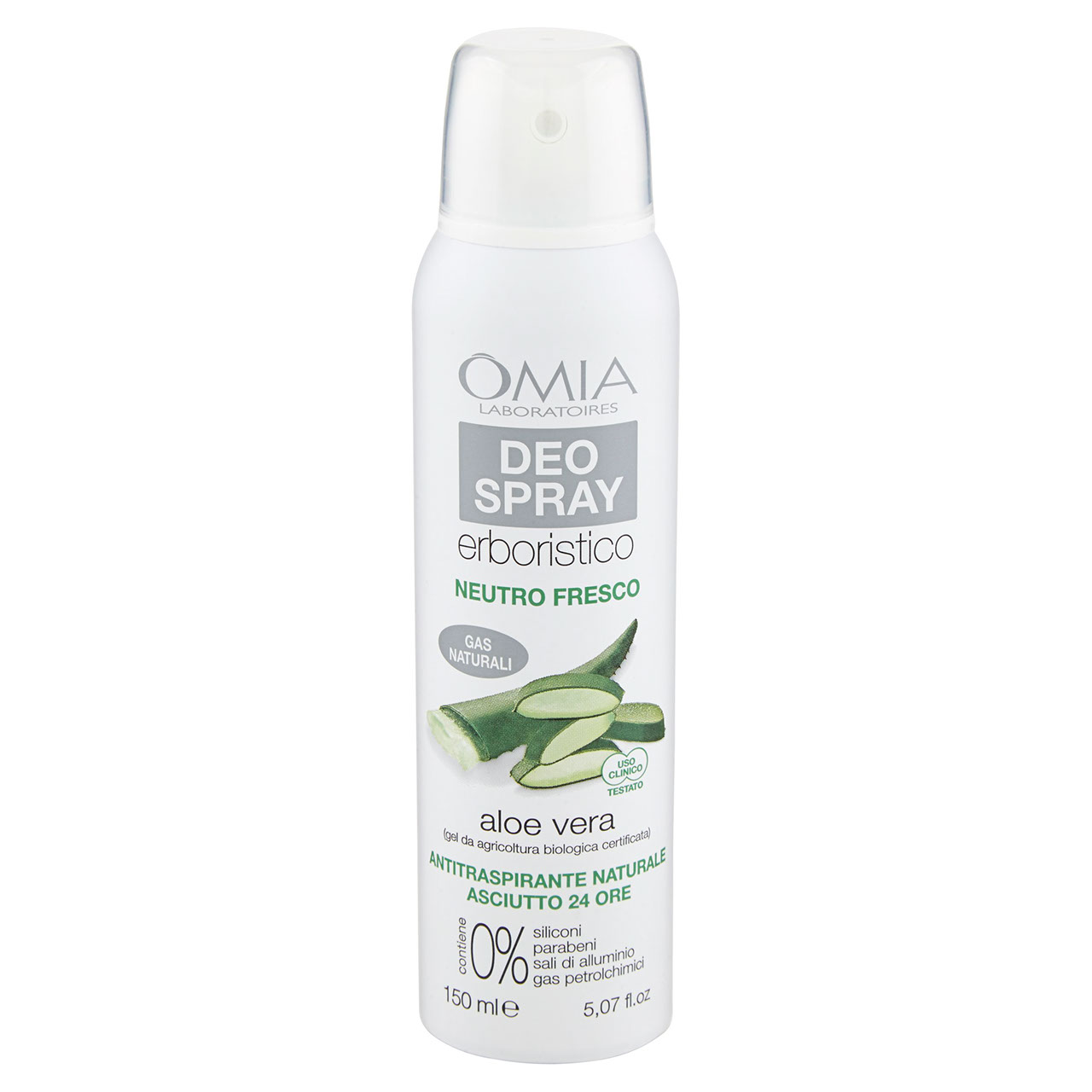 Omia Laboratoires erboristico Deo Spray Neutro Fresco aloe vera 150 ml