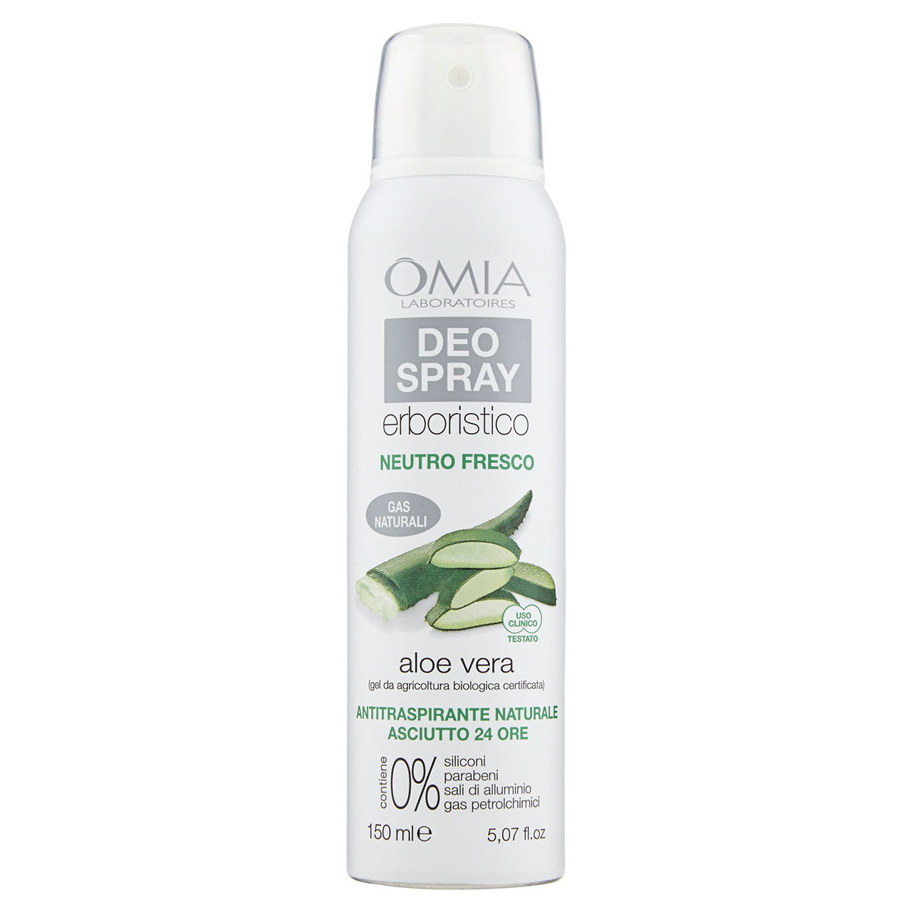 Omia Laboratoires erboristico Deo Spray Neutro Fresco aloe vera 150 ml