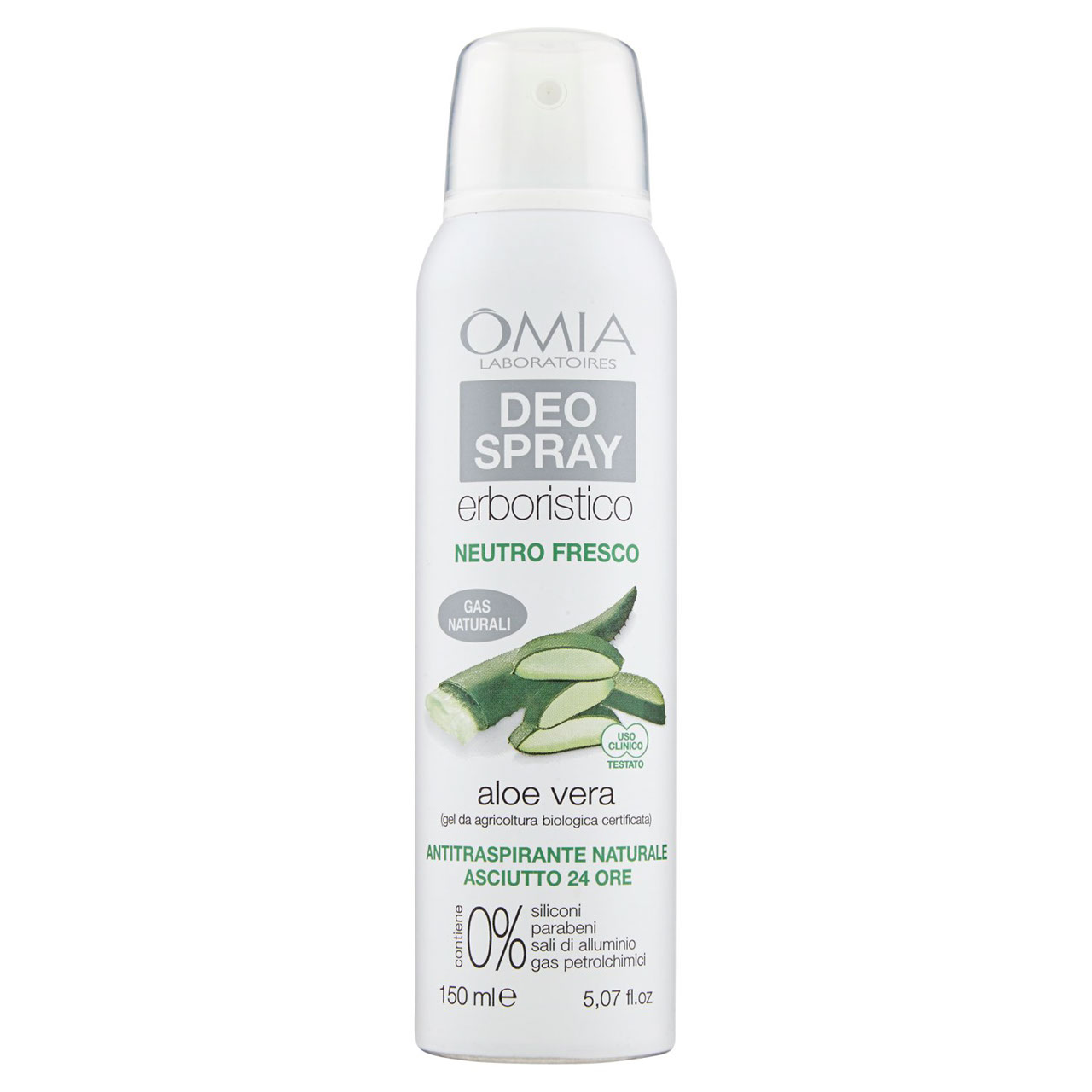 Omia Laboratoires erboristico Deo Spray Neutro Fresco aloe vera 150 ml