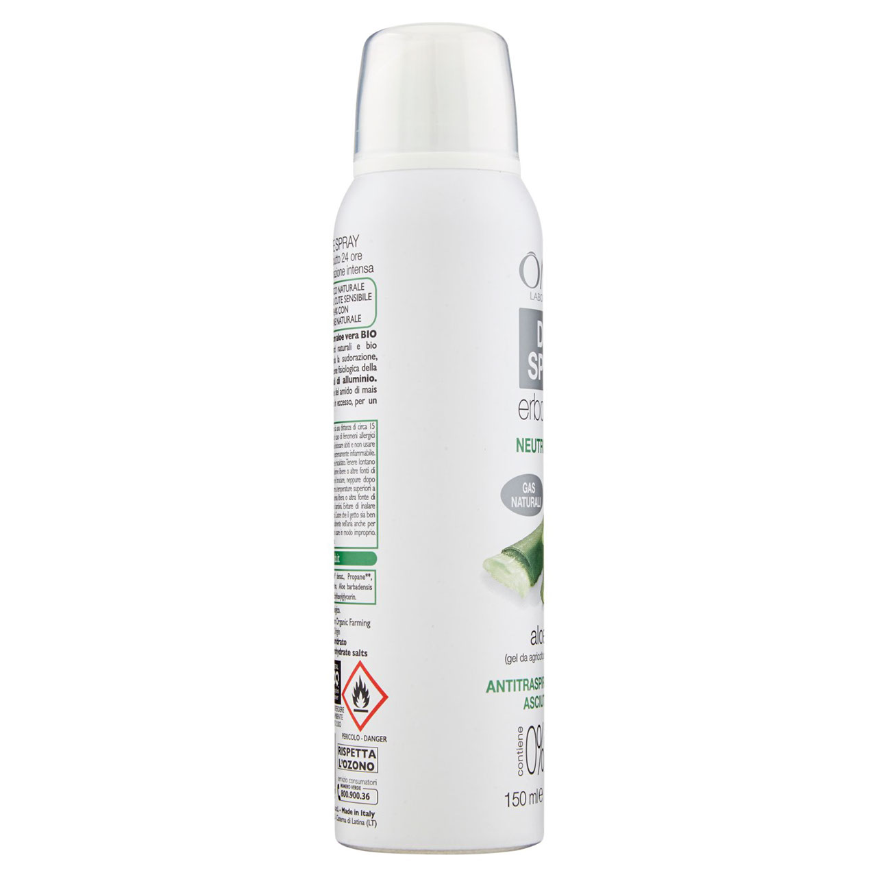 Omia Laboratoires erboristico Deo Spray Neutro Fresco aloe vera 150 ml