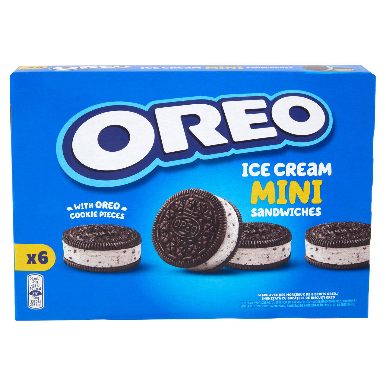 OREO Ice Cream Mini Sandwiches 6x34g