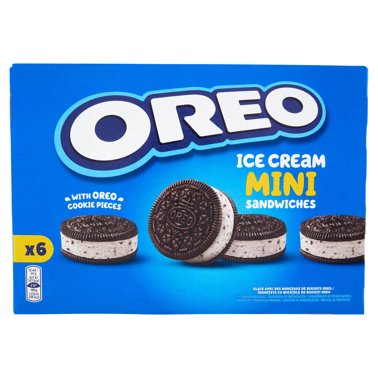 OREO Ice Cream Mini Sandwiches 6x34g