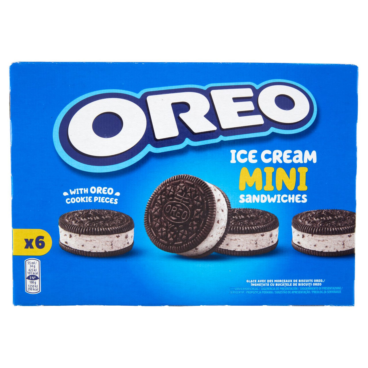 OREO Ice Cream Mini Sandwiches 6x34g