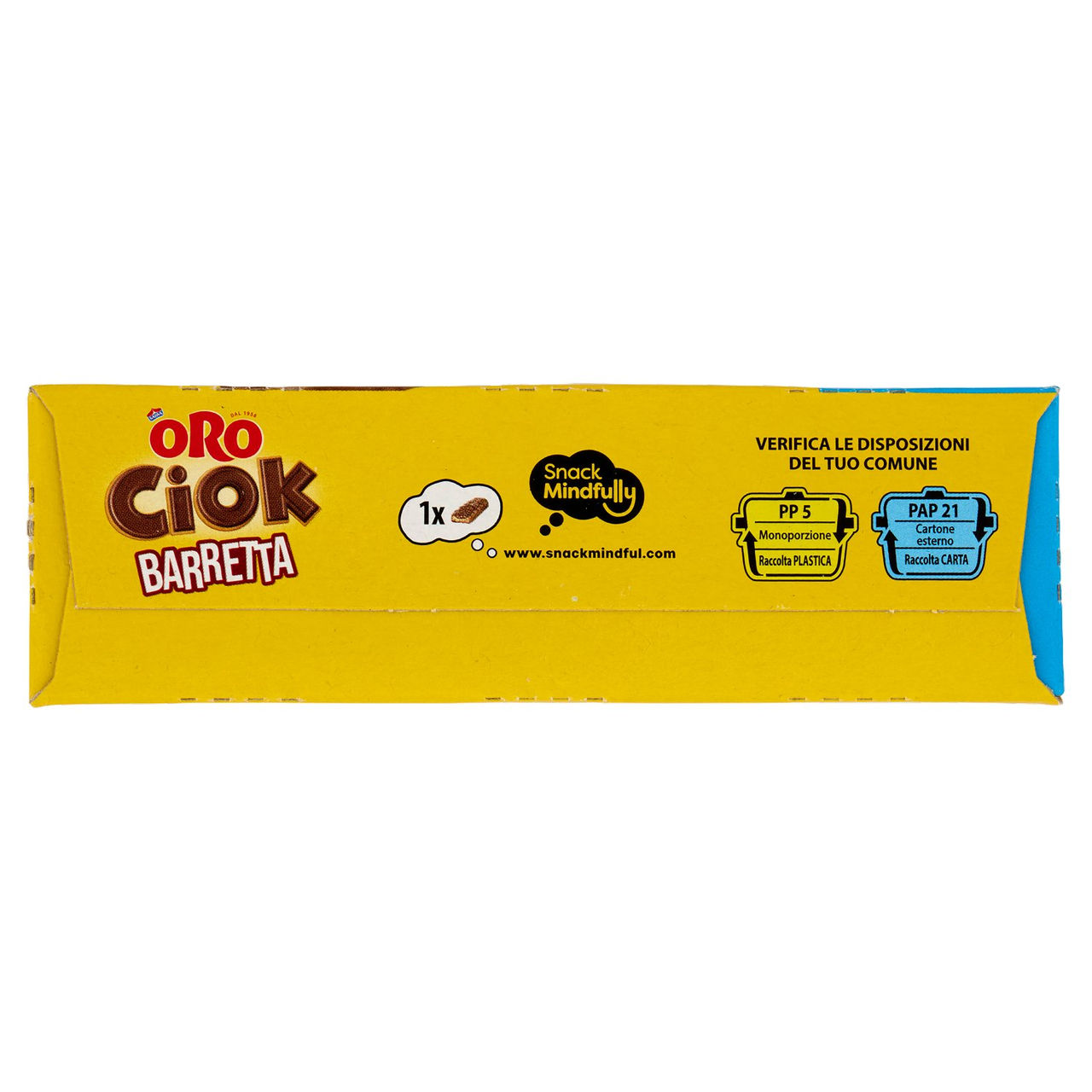 Oro Ciok Barrette al cioccolato al latte - 6 x 27 g