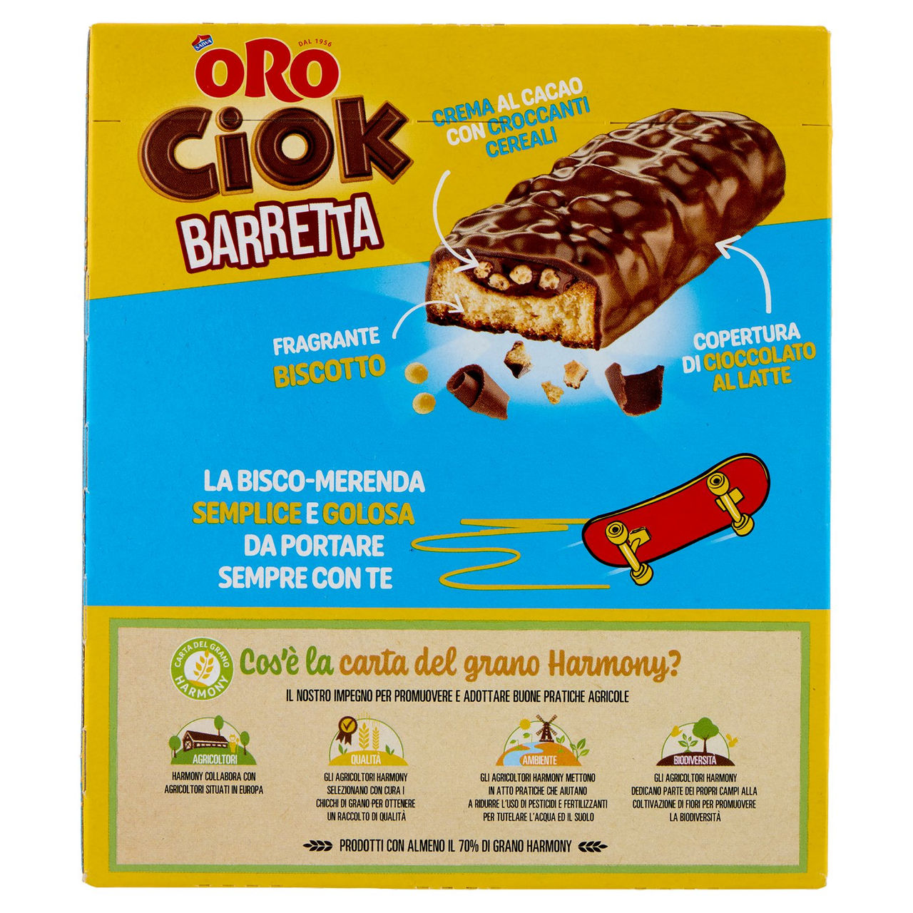Oro Ciok Barrette al cioccolato al latte - 6 x 27 g