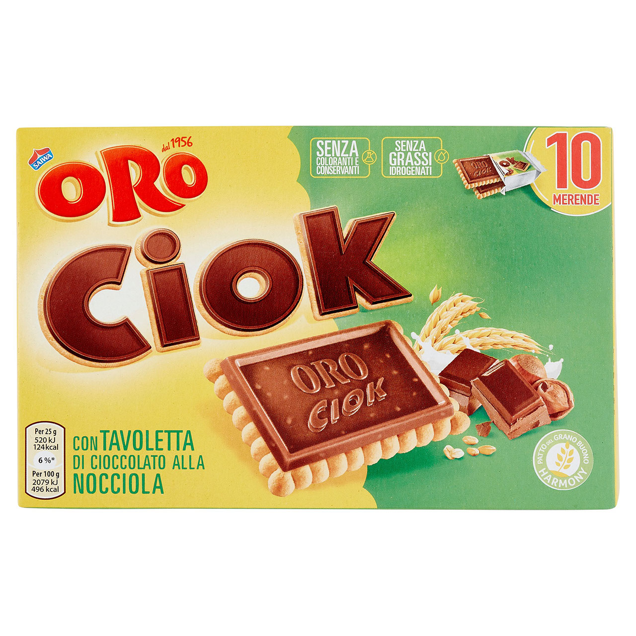 Oro Ciok con Cioccolato alla Nocciola 10 x 25 g