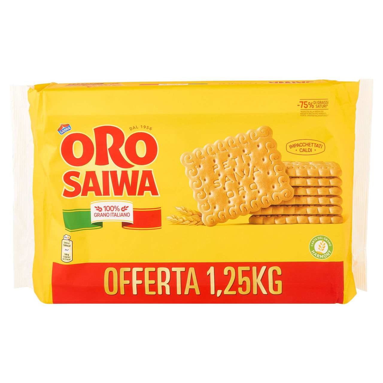 Oro Saiwa biscotti secchi Classici - 1250 g