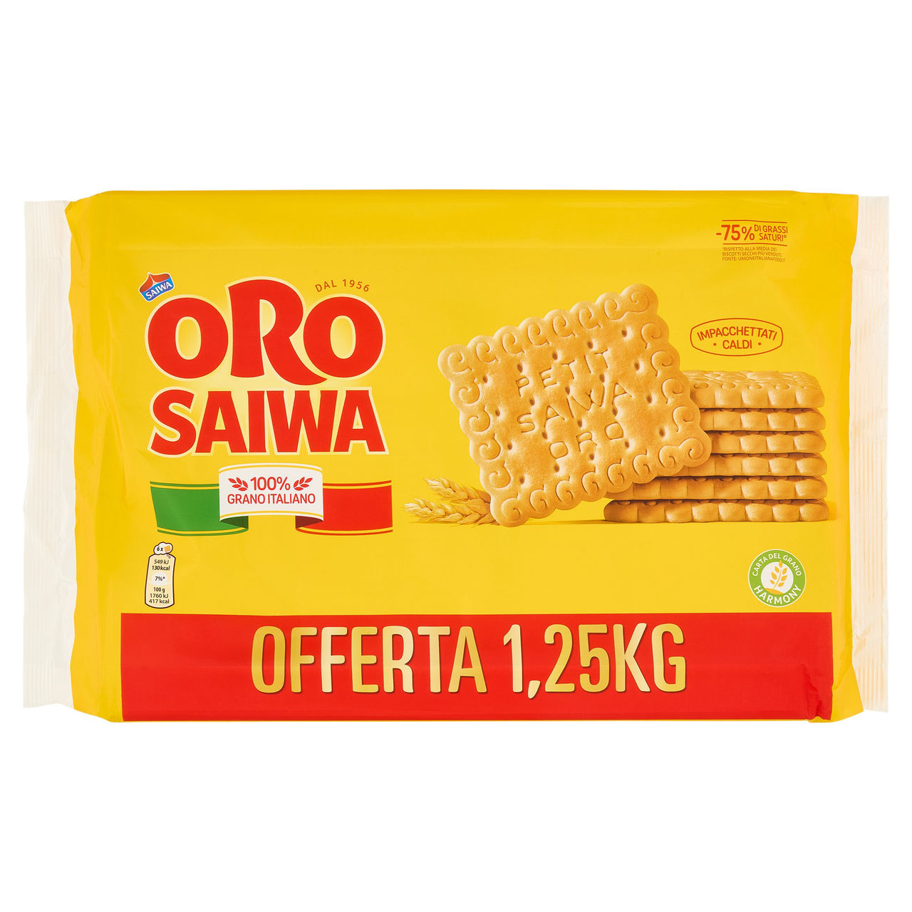Oro Saiwa biscotti secchi Classici - 1250 g