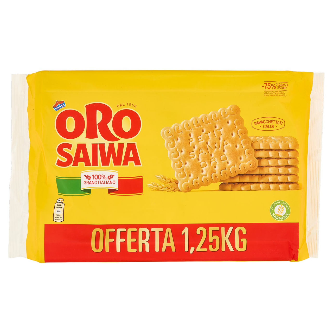 Oro Saiwa biscotti secchi Classici - 1250 g