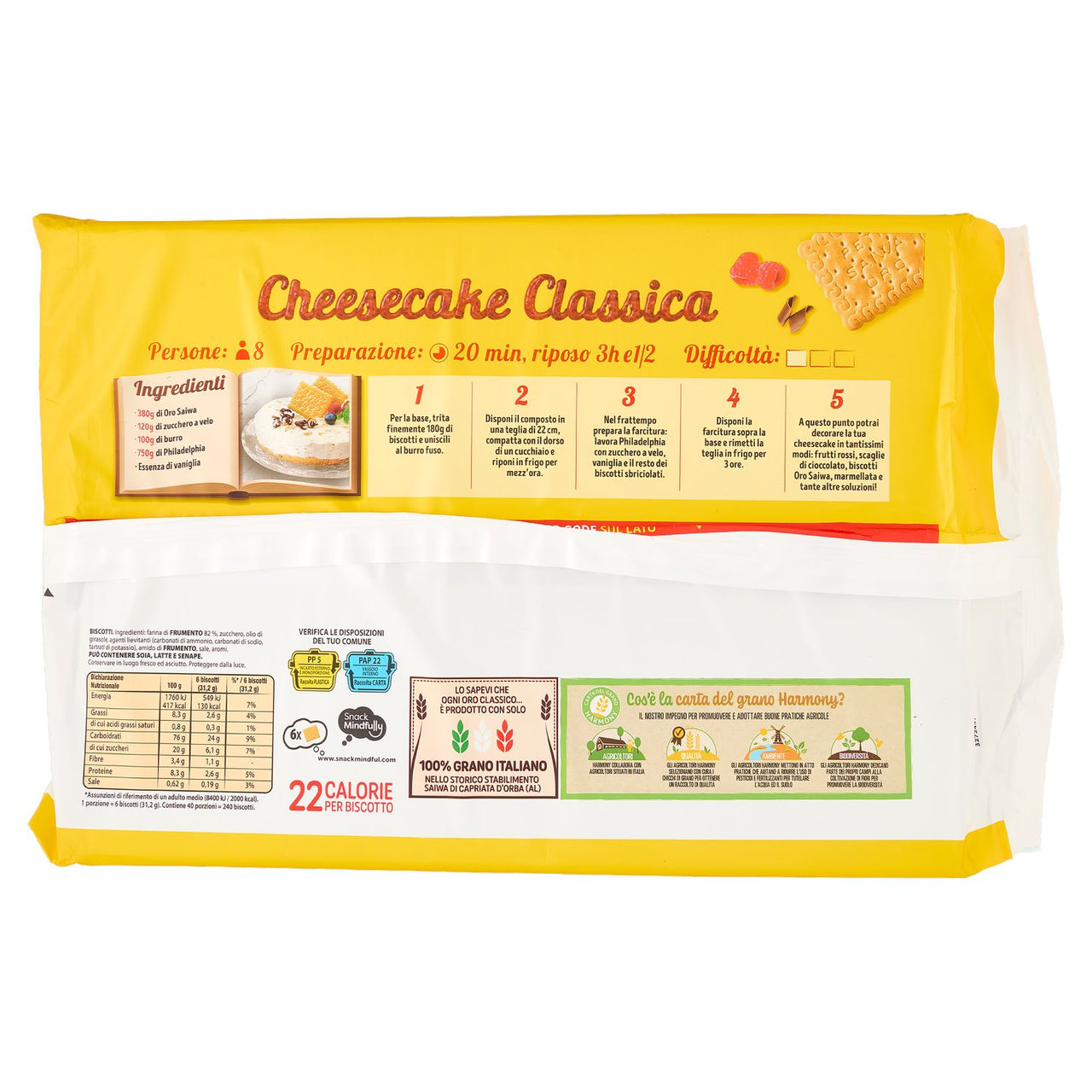 Oro Saiwa biscotti secchi Classici - 1250 g