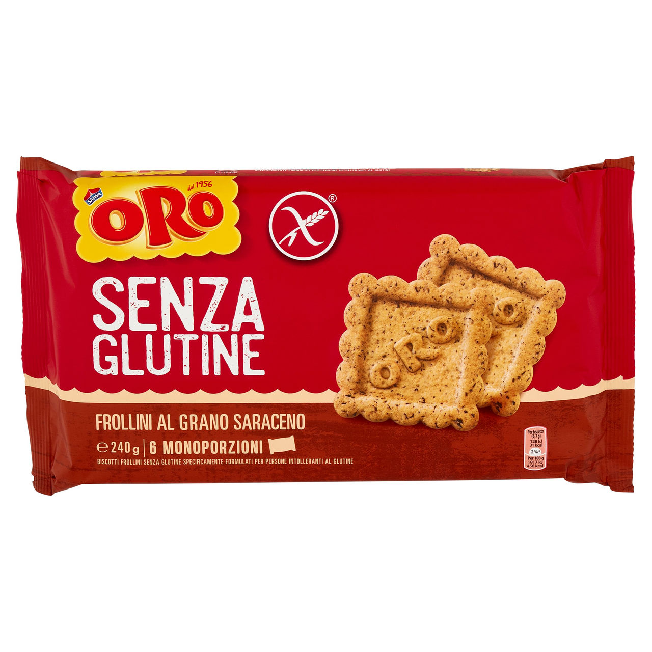 Oro Saiwa biscotti secchi Senza Glutine - 240 g