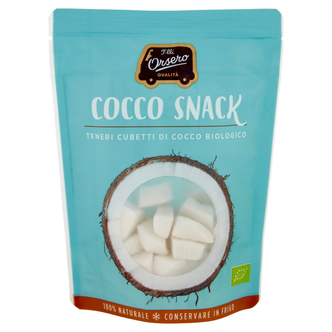 Orsero Cocco Snack Teneri Cubetti di Cocco Biologico 56 g