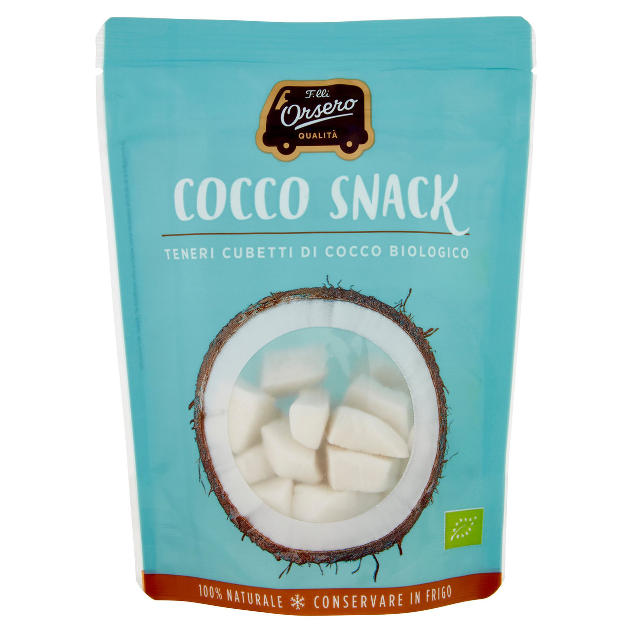 Orsero Cocco Snack Teneri Cubetti di Cocco Biologico 56 g