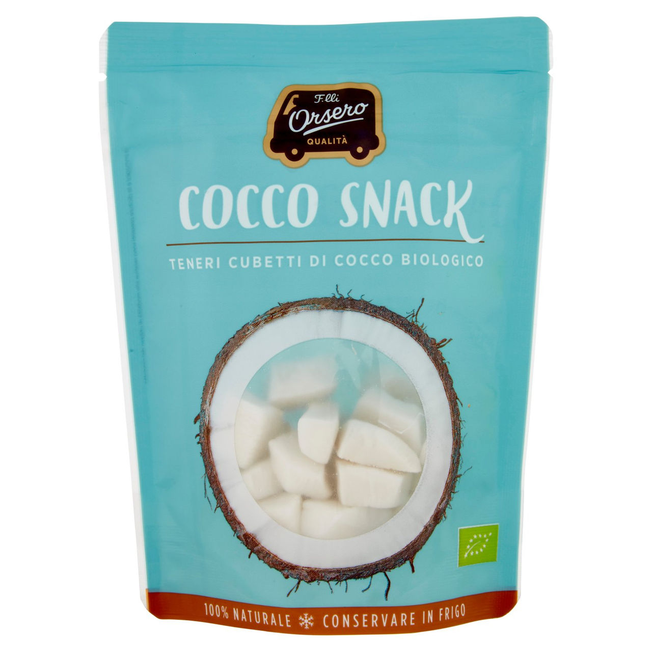 Orsero Cocco Snack Teneri Cubetti di Cocco Biologico 56 g