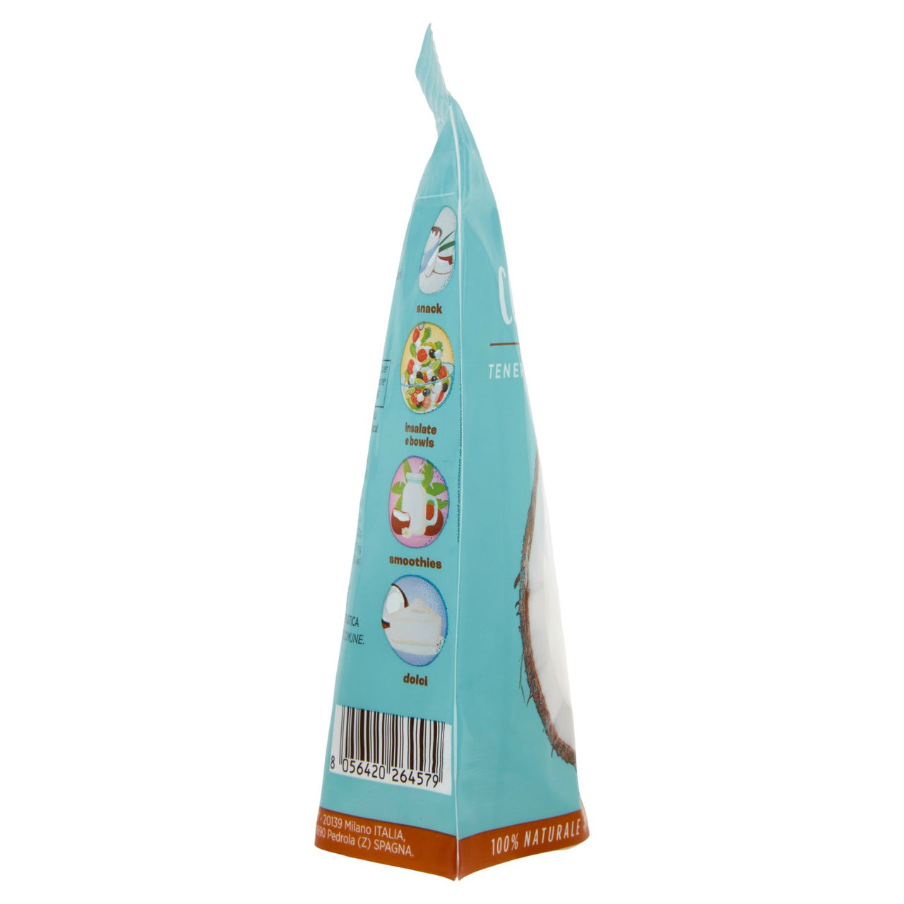 Orsero Cocco Snack Teneri Cubetti di Cocco Biologico 56 g