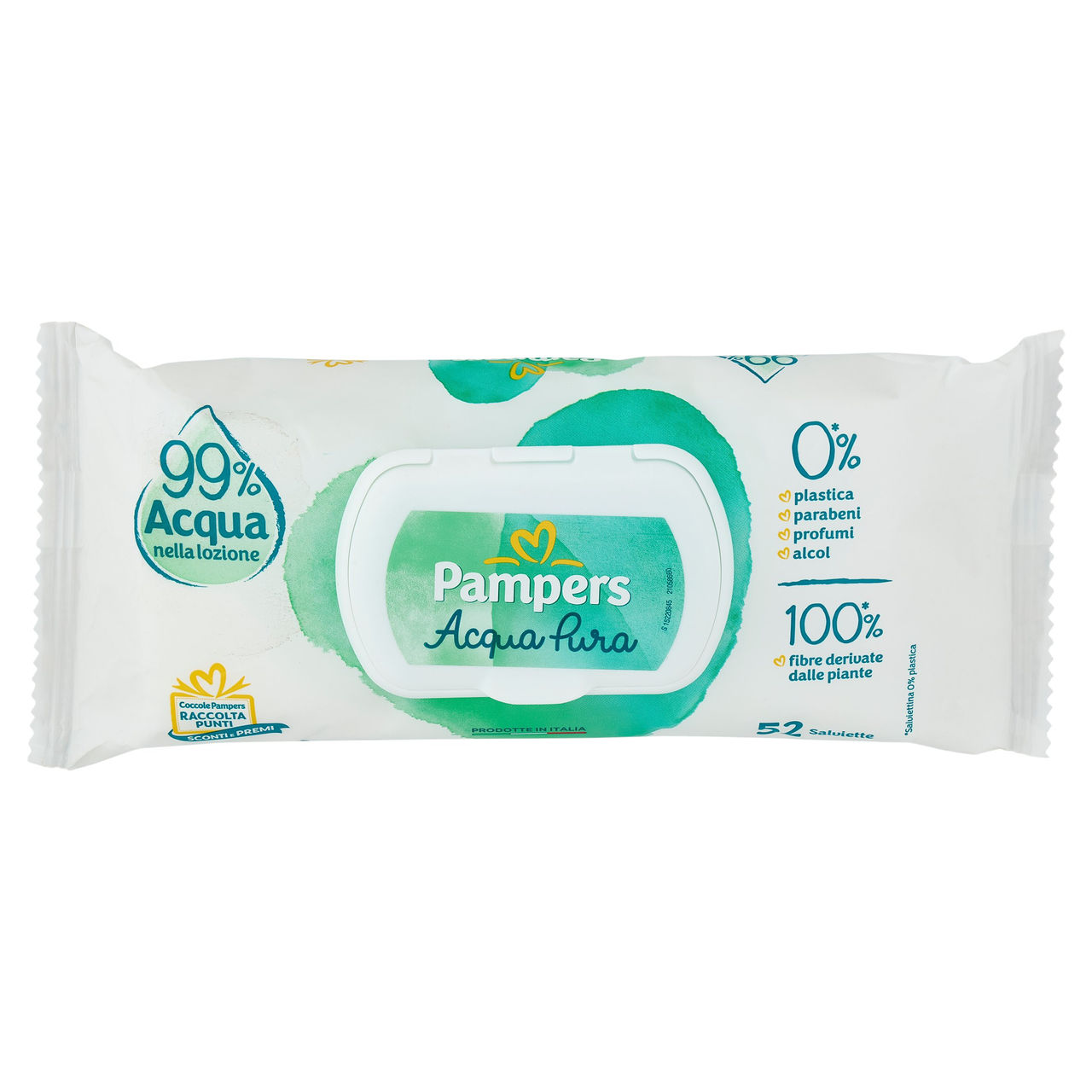 Pampers Acqua Pura Salviette 52 pz