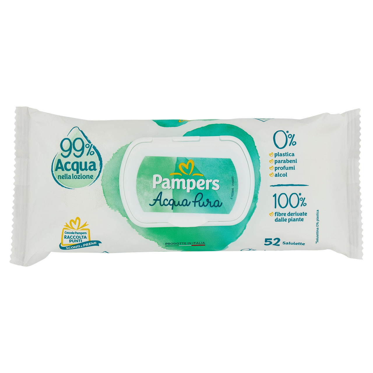 Pampers Acqua Pura Salviette 52 pz