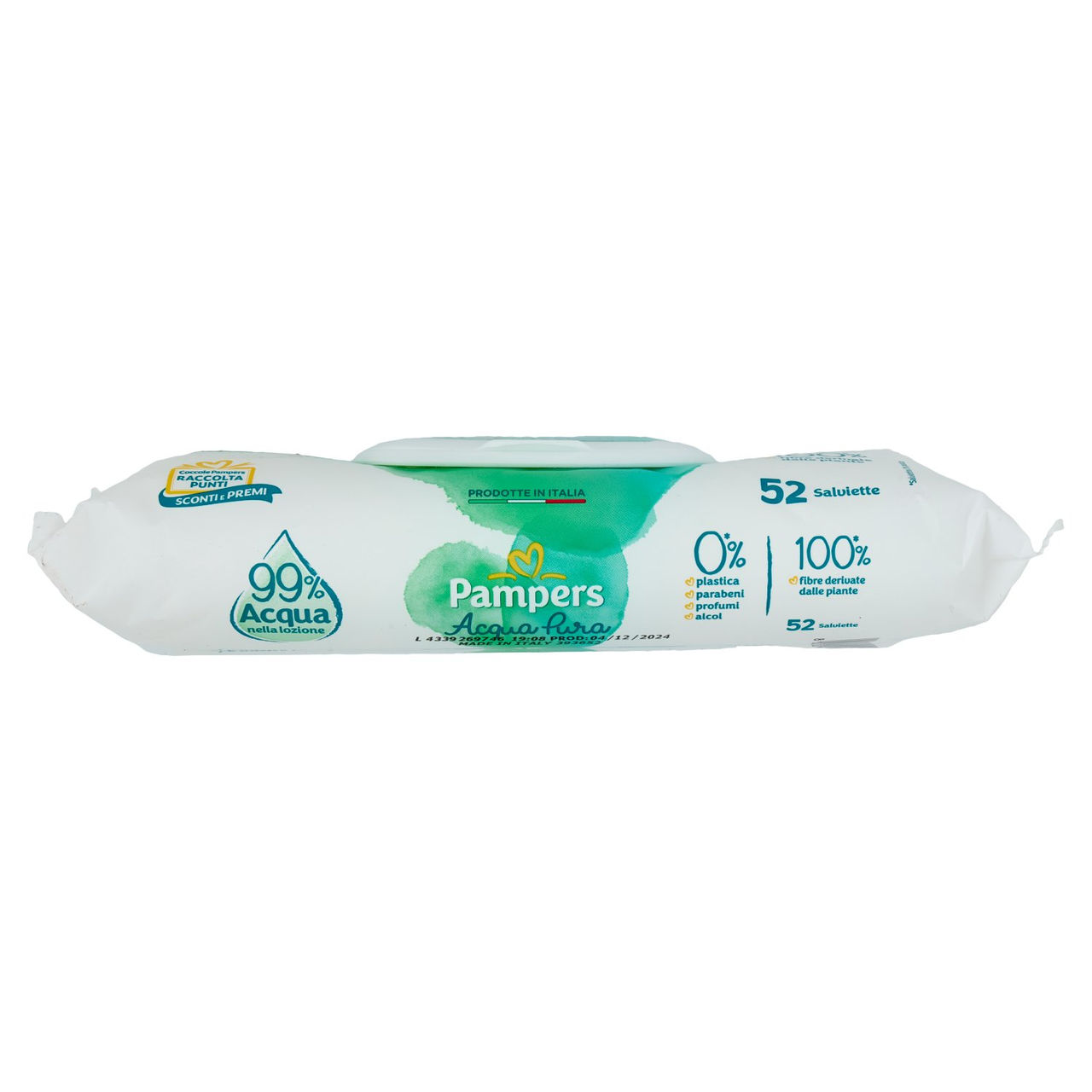 Pampers Acqua Pura Salviette 52 pz