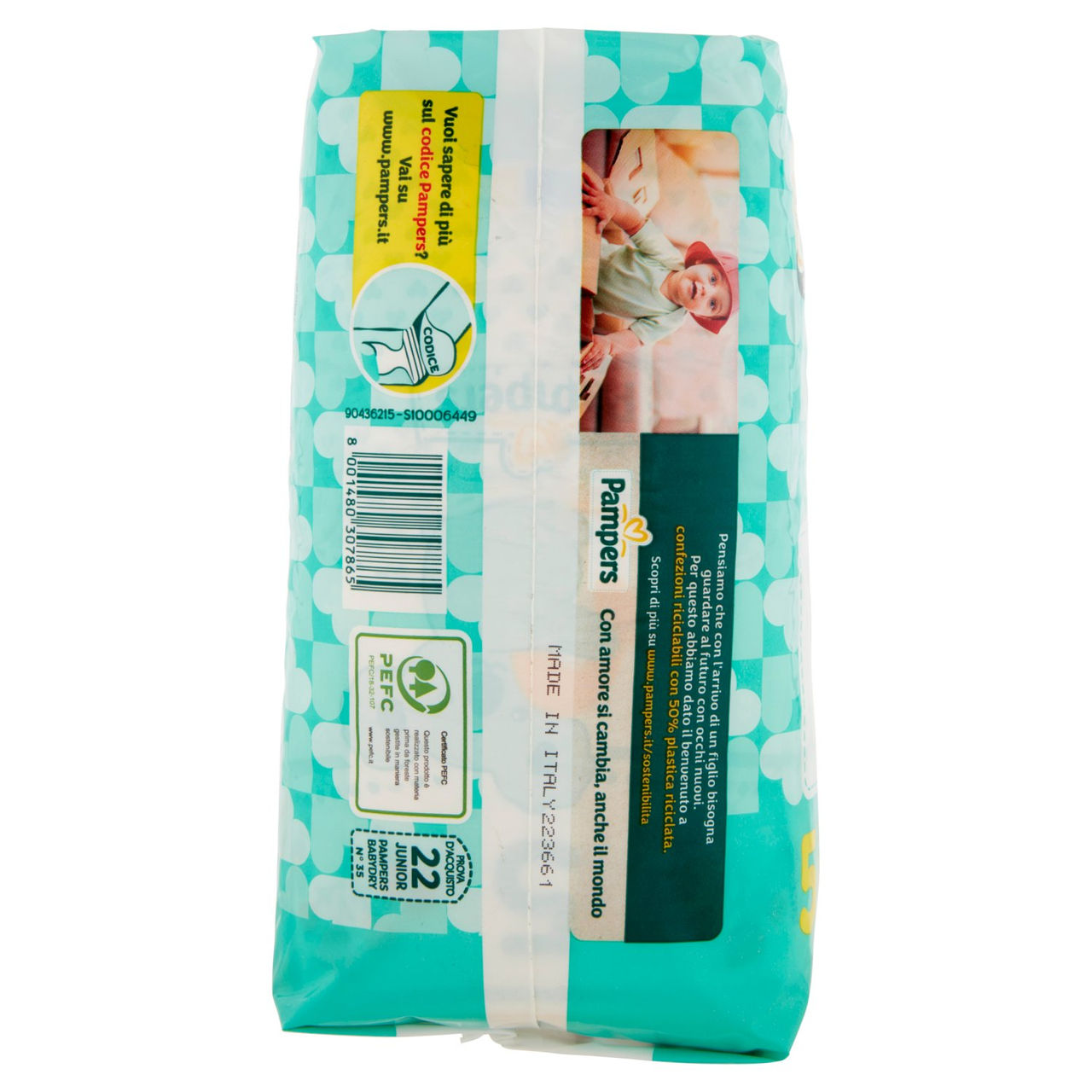 Pampers Baby-dry Junior 22 pz