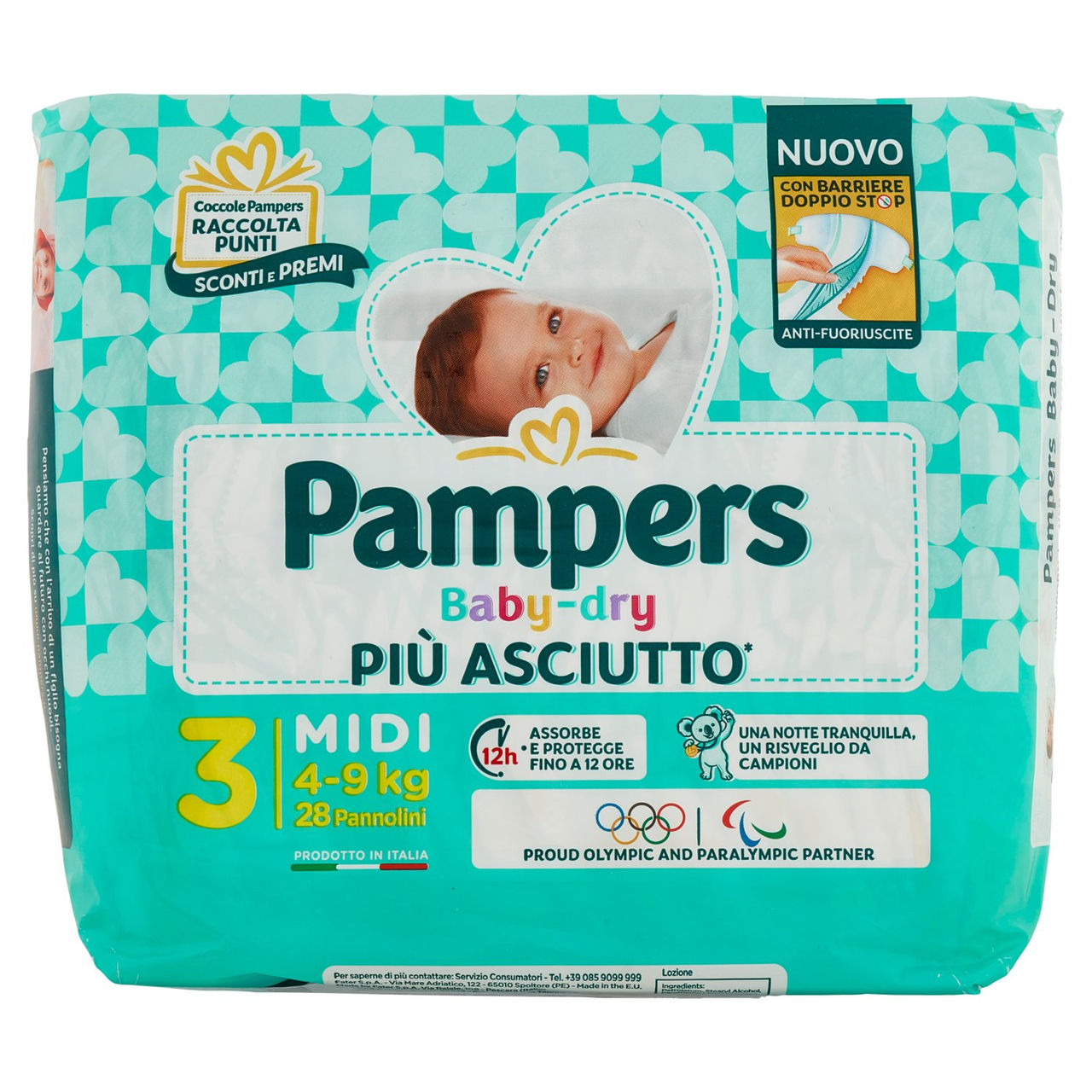 Pampers Baby-dry Midi 28 pz