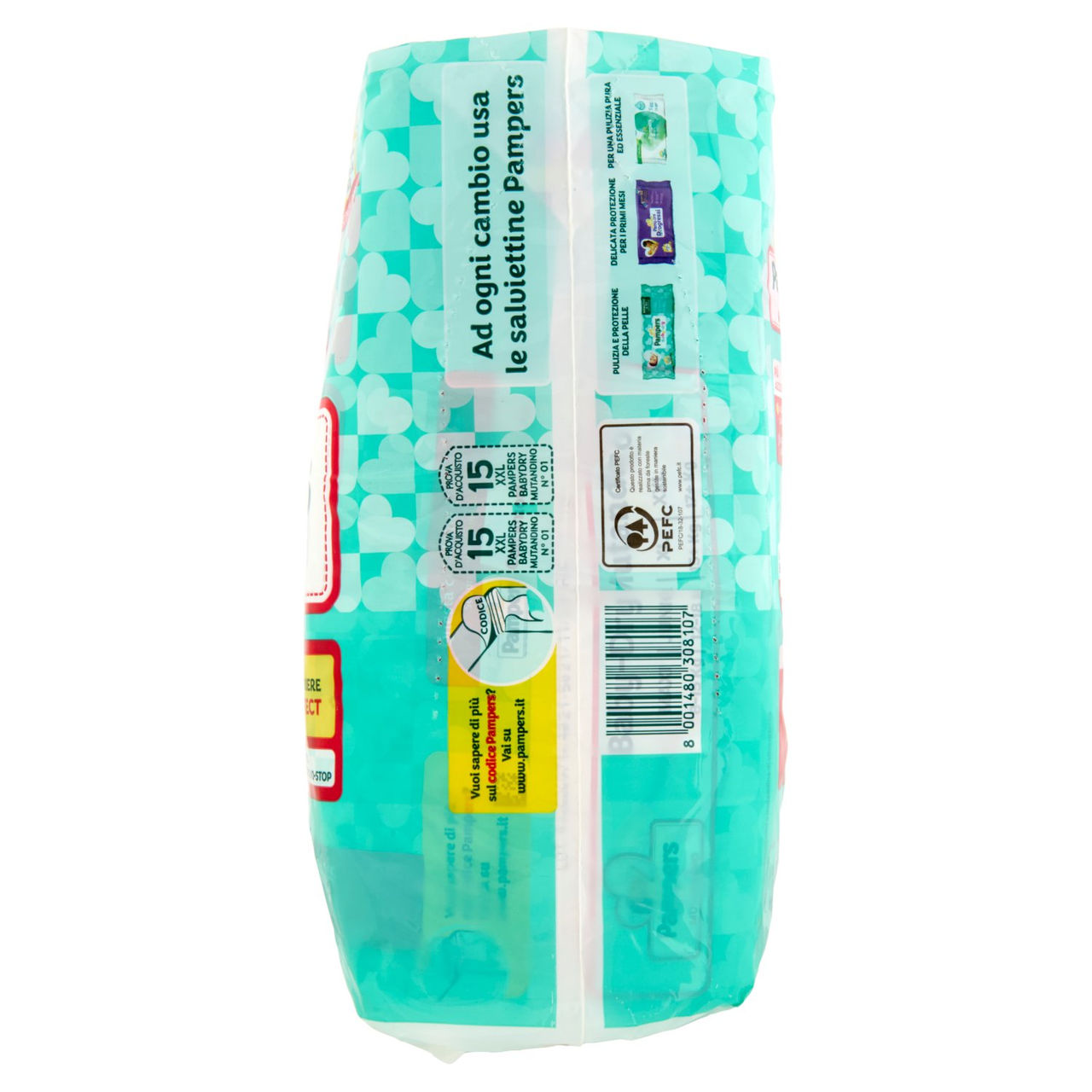 Pampers Baby-dry Mutandino XXL 15   15 pz