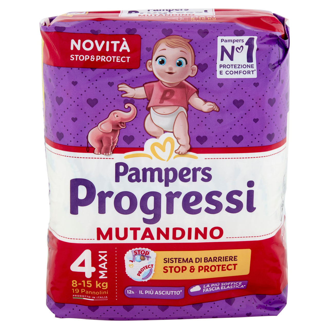 Pampers Progressi Mutandino Maxi 19 pz