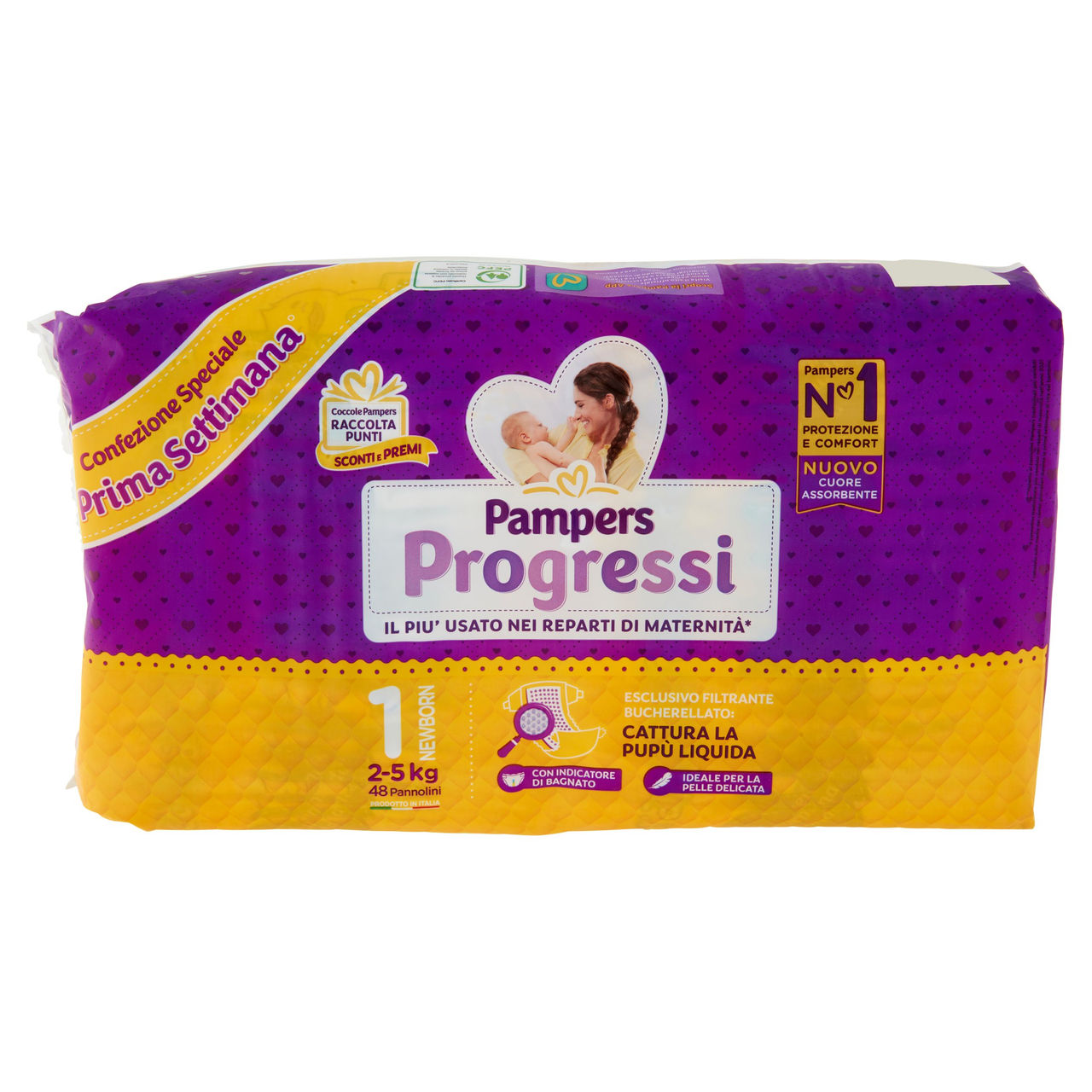 Pampers Progressi Newborn 48 pz