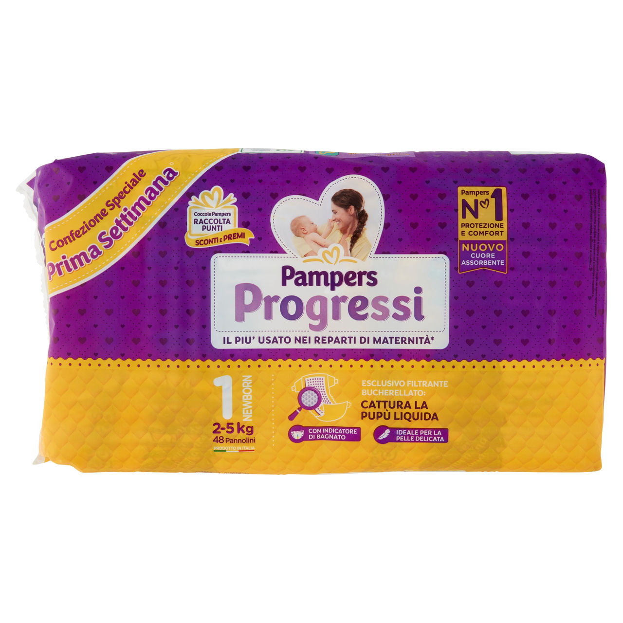 Pampers Progressi Newborn 48 pz