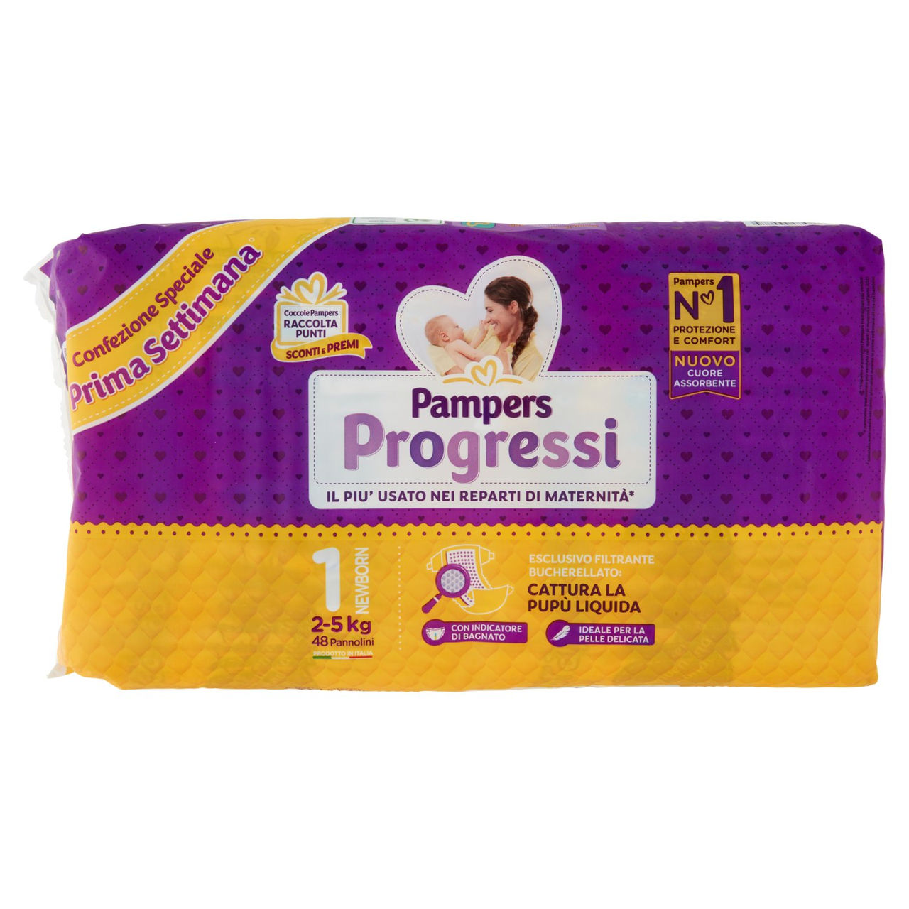 Pampers Progressi Newborn 48 pz