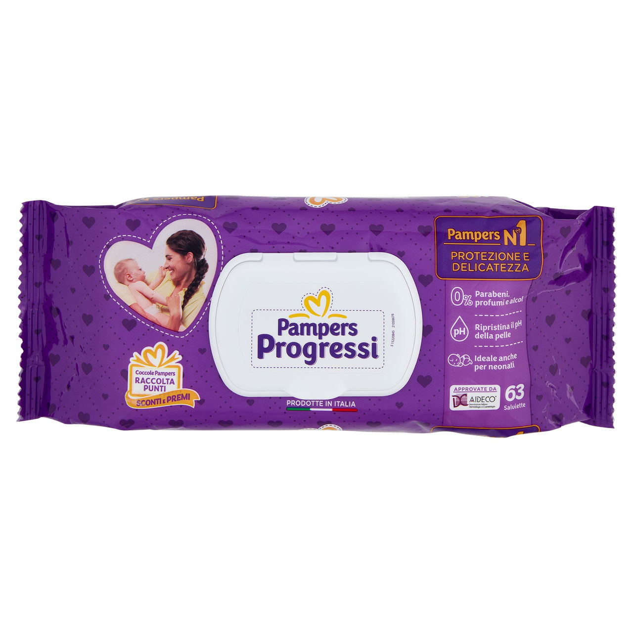 Pampers Progressi Salviette 63 pz