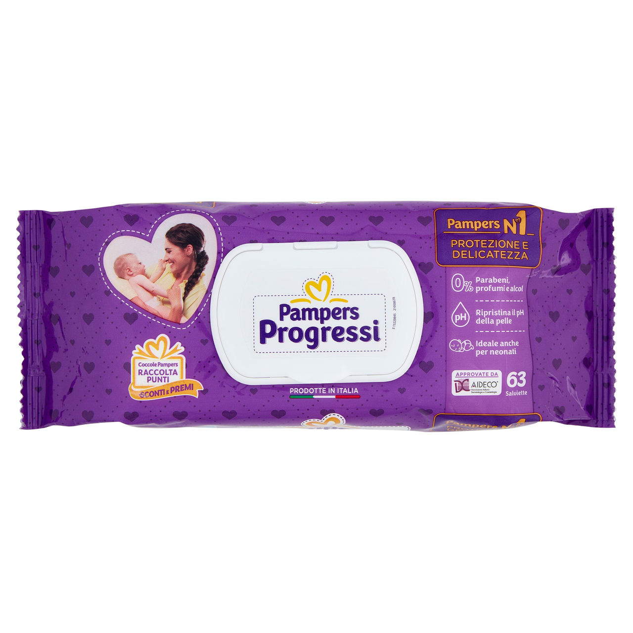 Pampers Progressi Salviette 63 pz