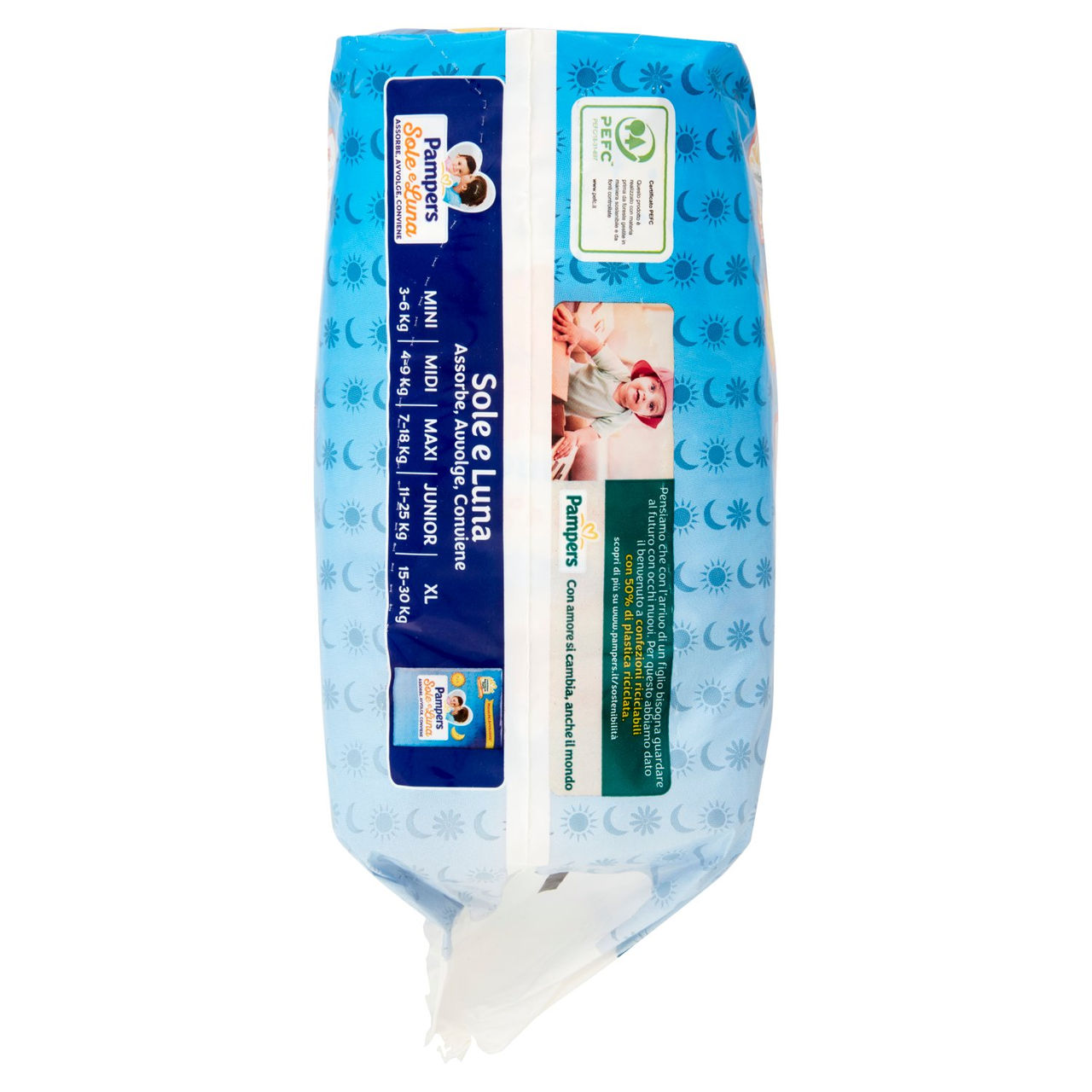 Pampers Sole e Luna Mutandino Maxi 15 pz
