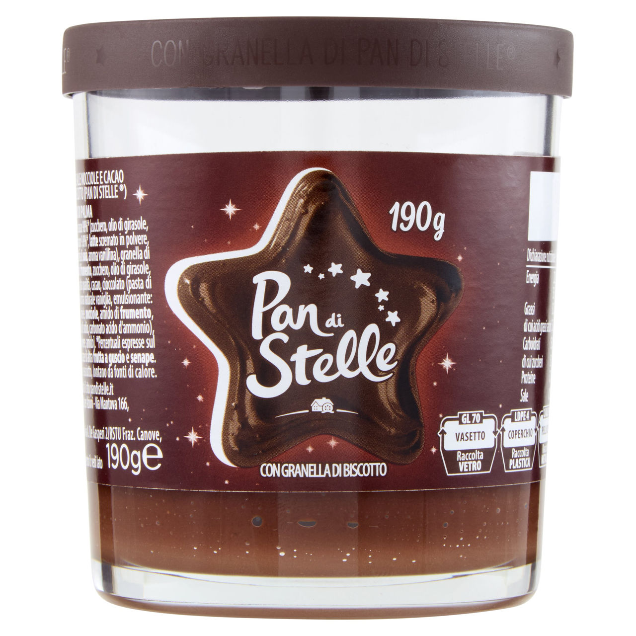 Pan di Stelle Crema al Cacao e Nocciole 190g