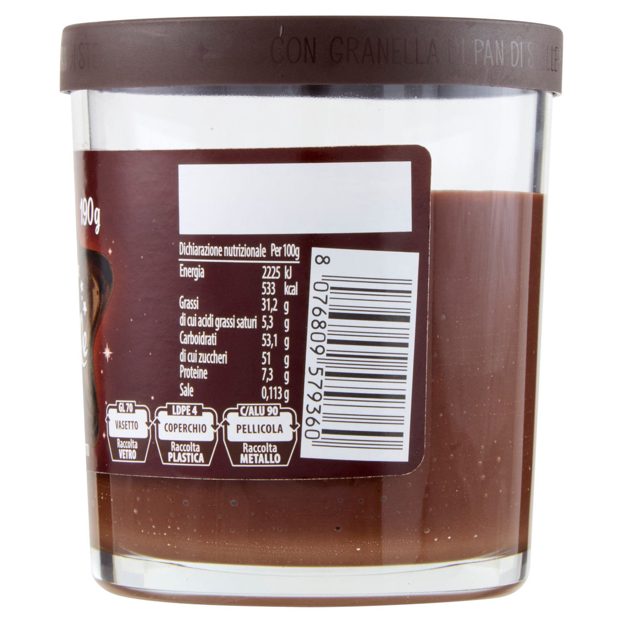 Pan di Stelle Crema al Cacao e Nocciole 190g