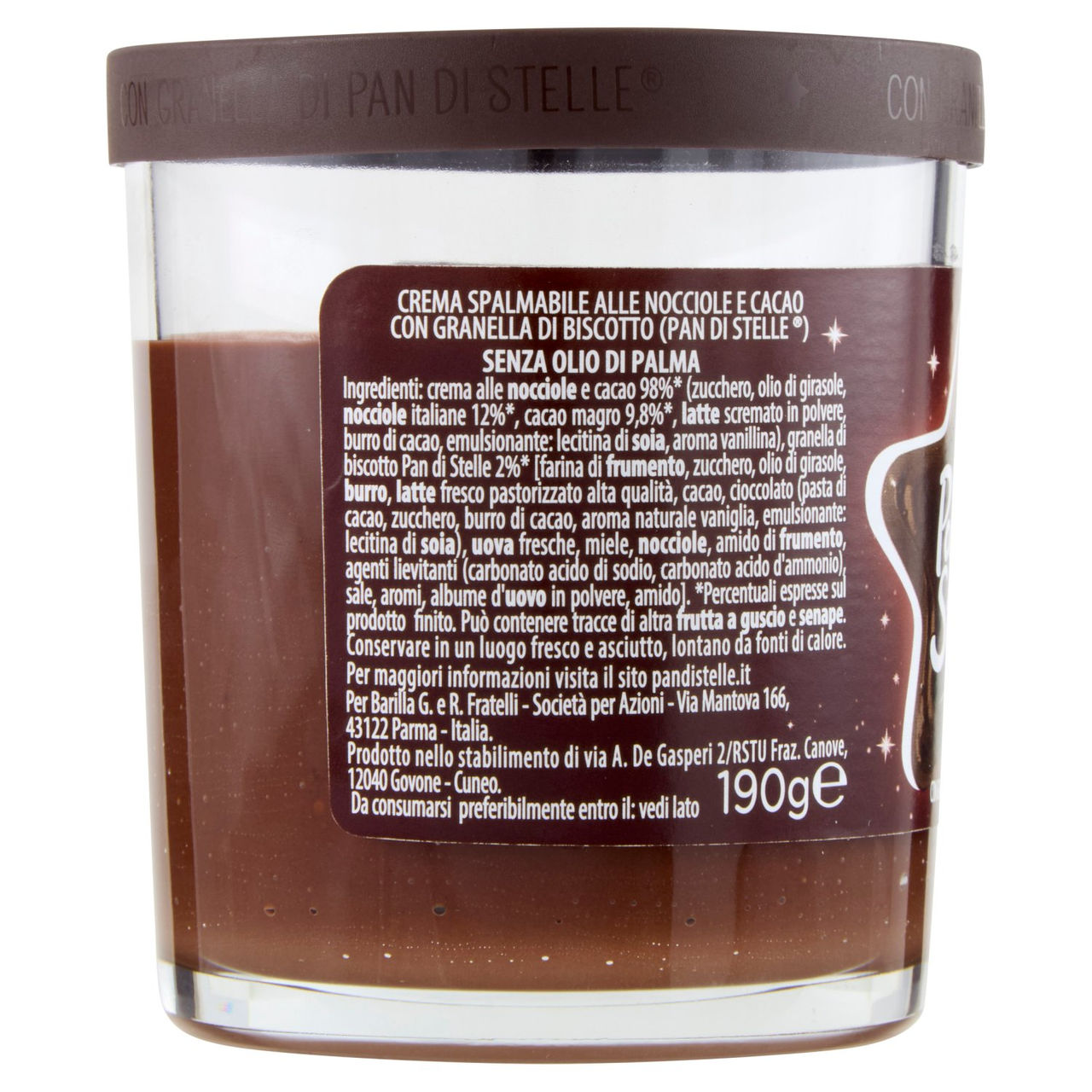 Pan di Stelle Crema al Cacao e Nocciole 190g