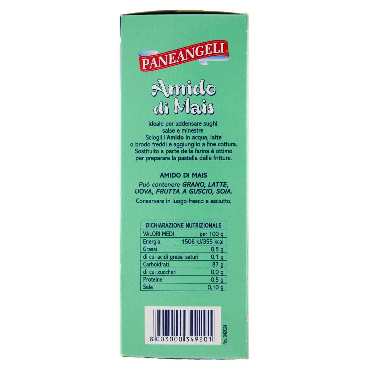 PANEANGELI Amido di Mais 250 g