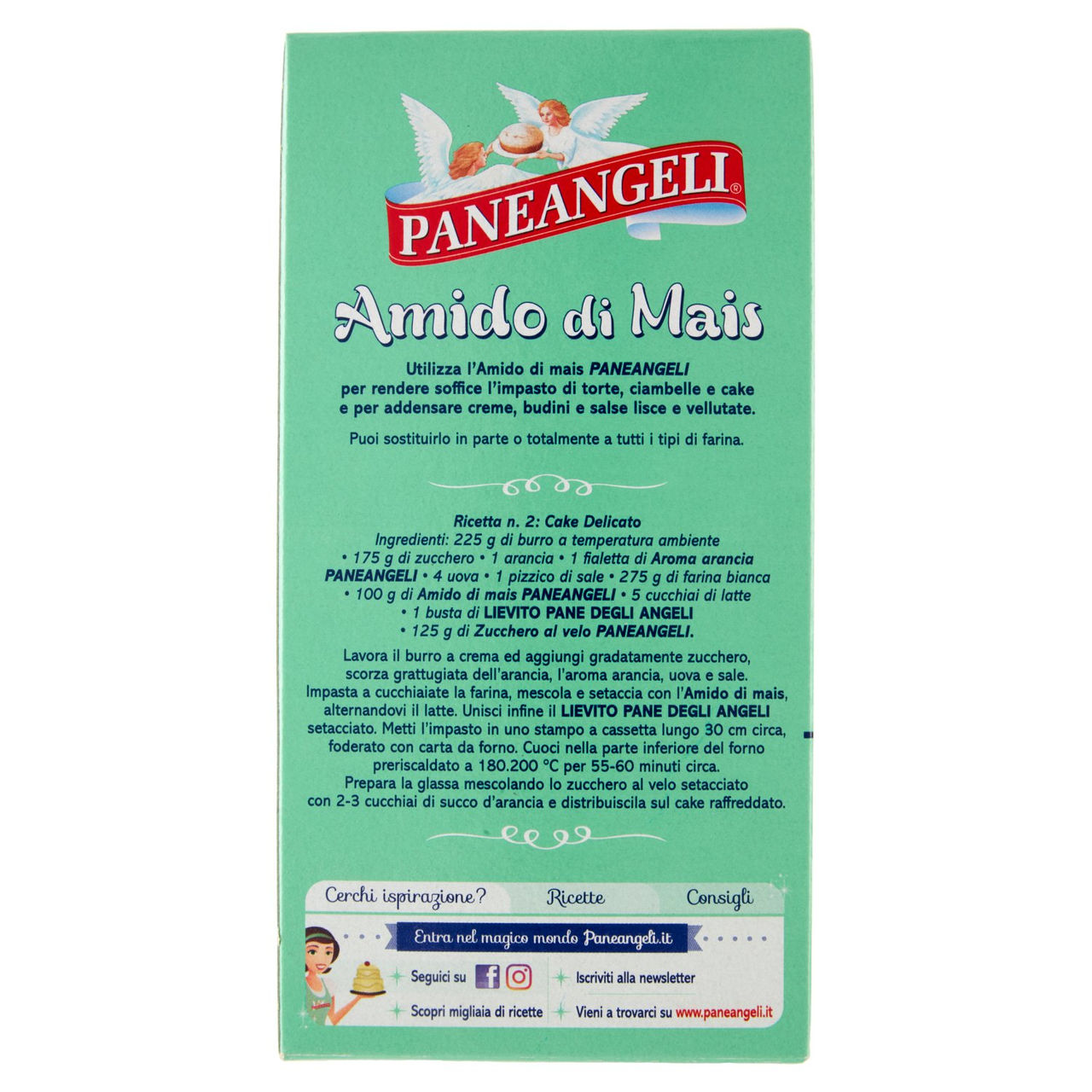 PANEANGELI Amido di Mais 250 g