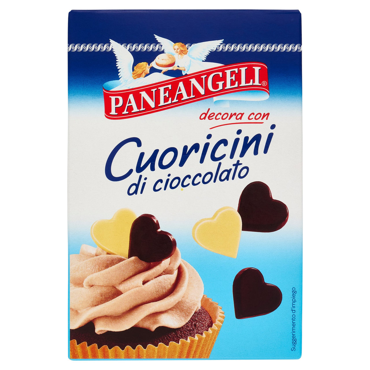 PANEANGELI decora con Cuoricini di cioccolato 45 g