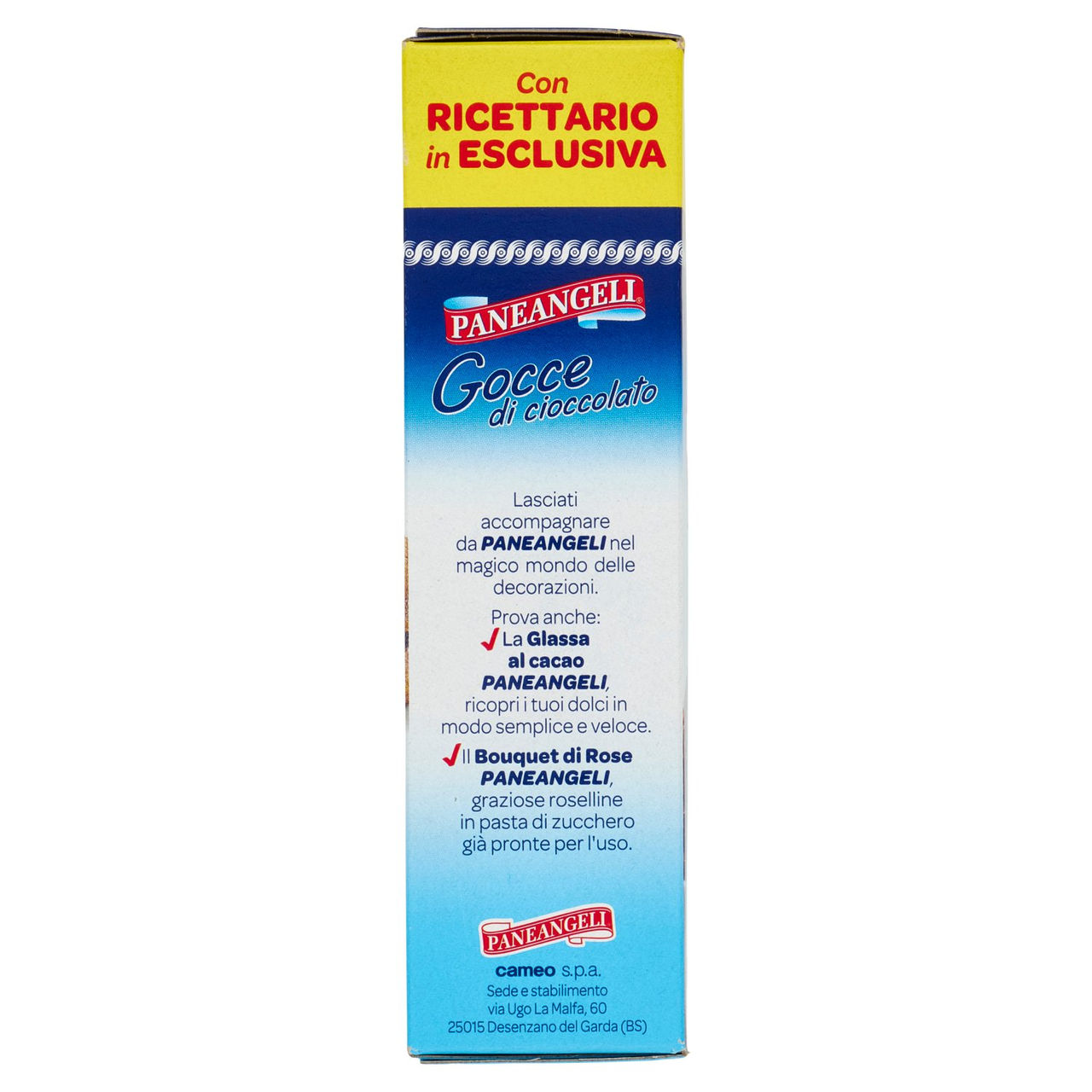 PANEANGELI decora con Gocce di cioccolato 125 g