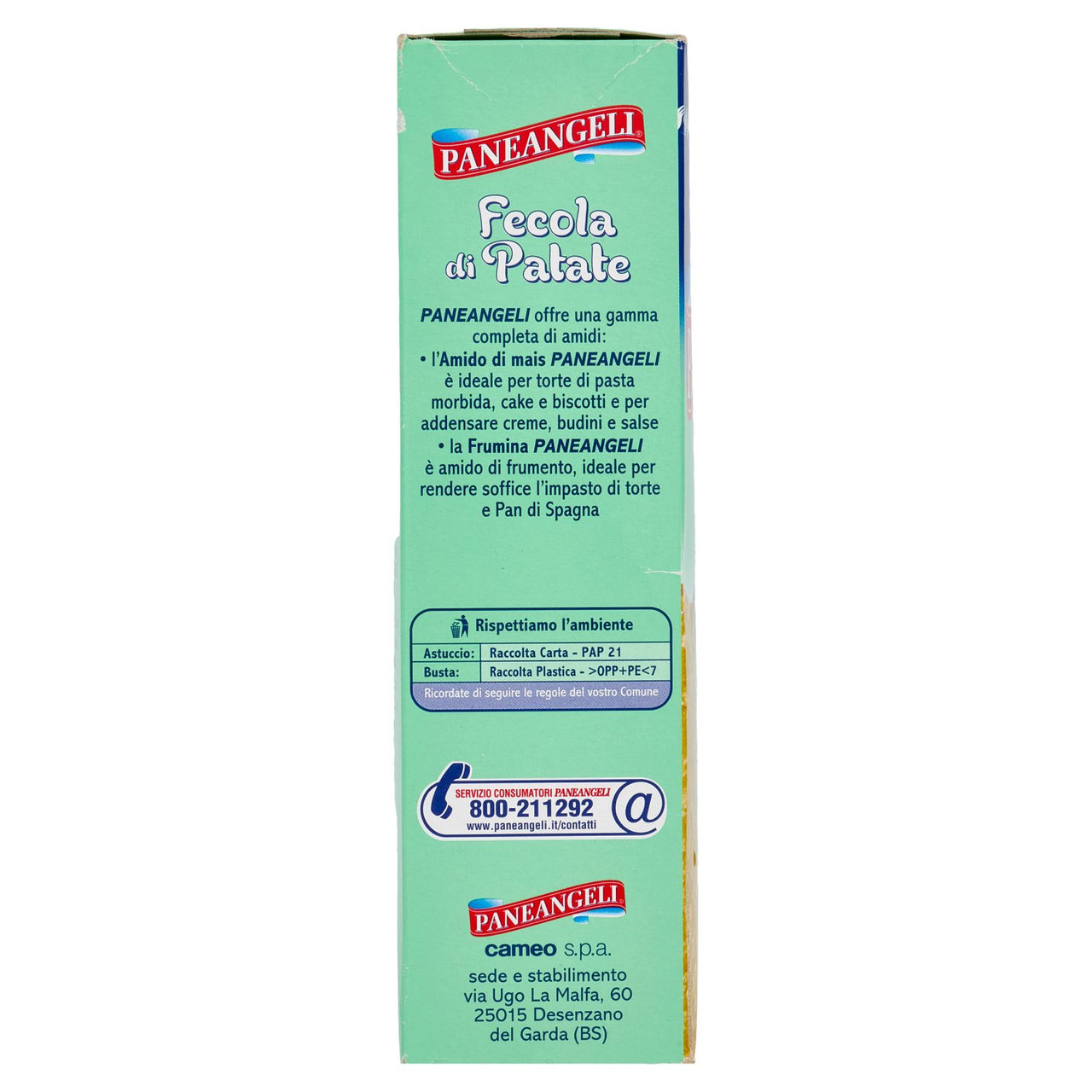 PANEANGELI Fecola di Patate 500 g